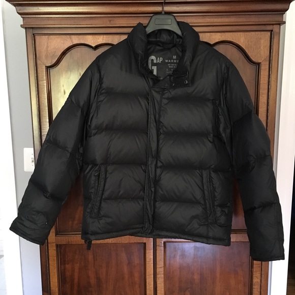 gap down puffer jacket